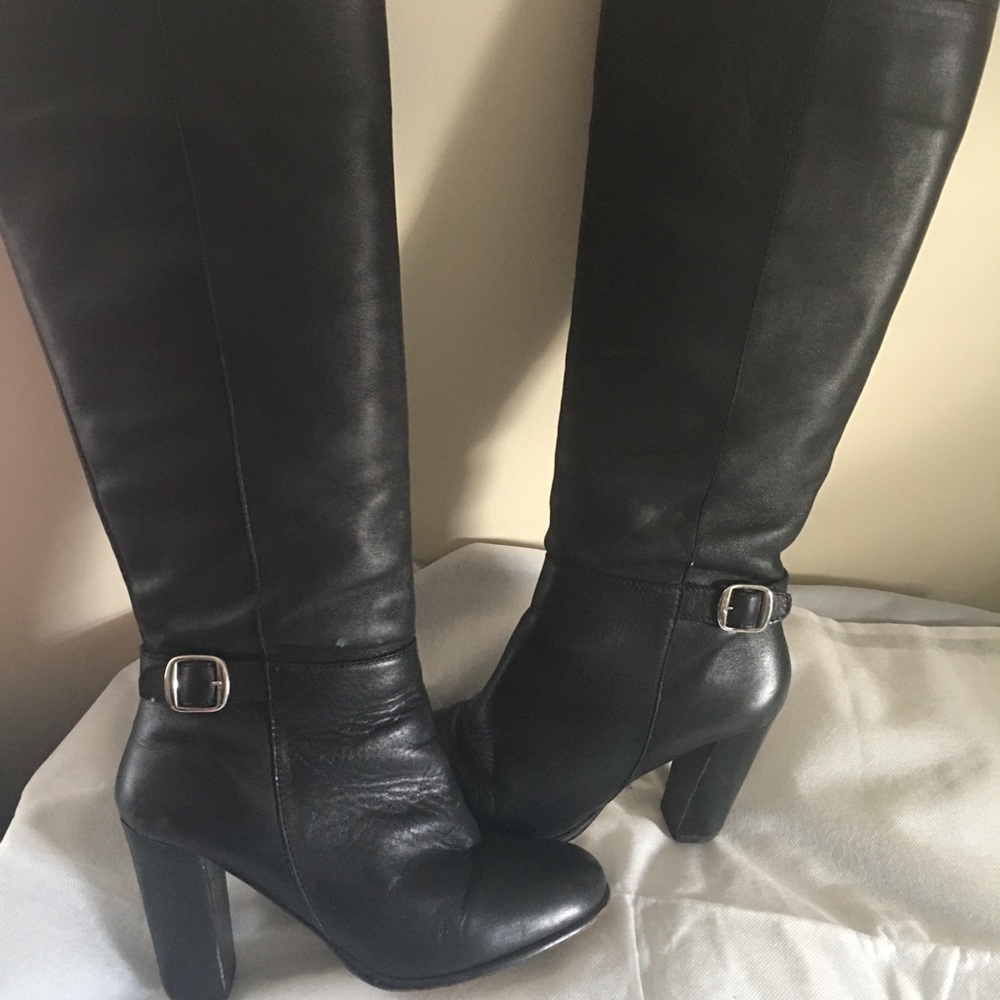 Leather boots. Still in good shape.